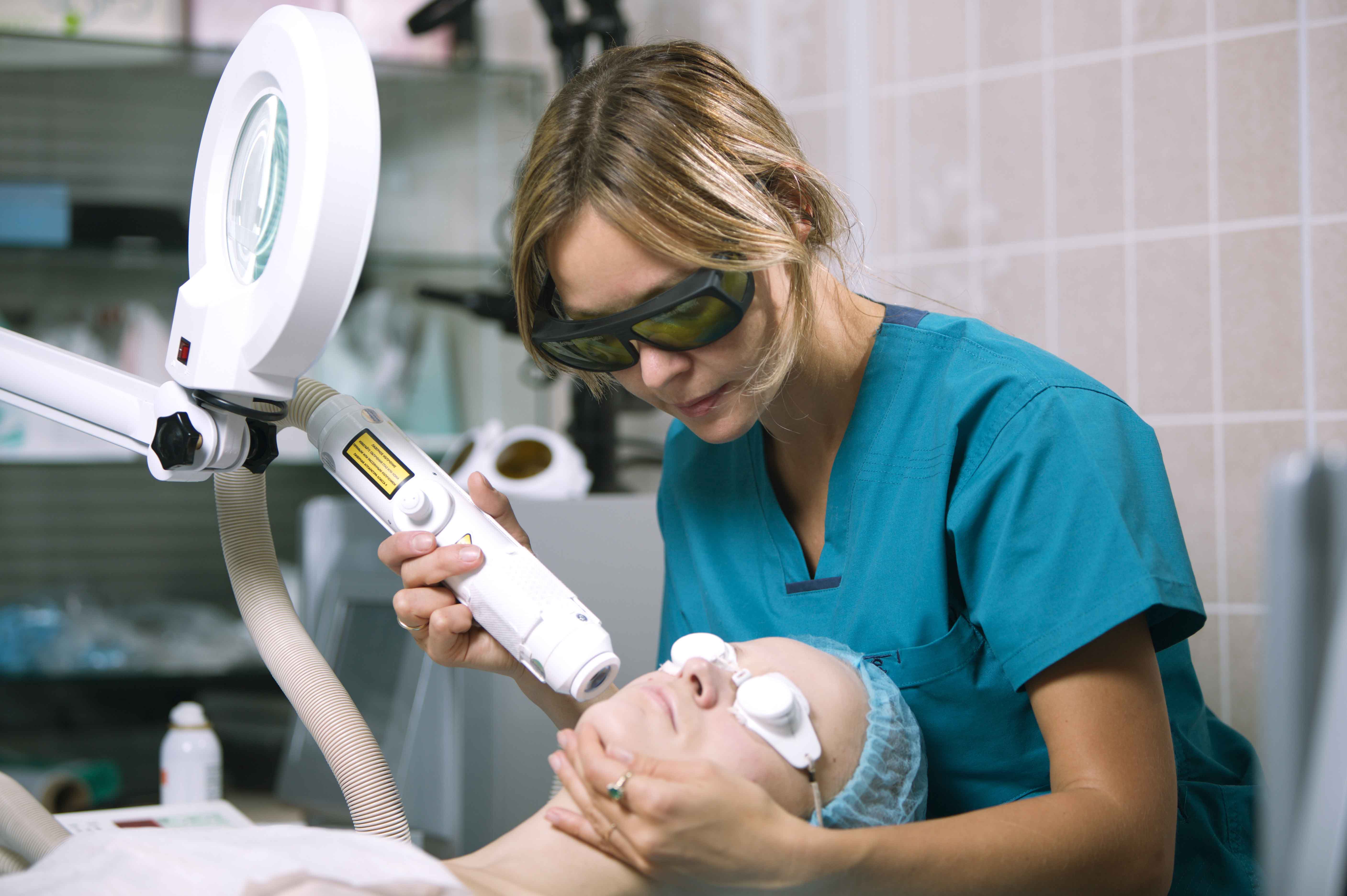 Laser training in medical environments