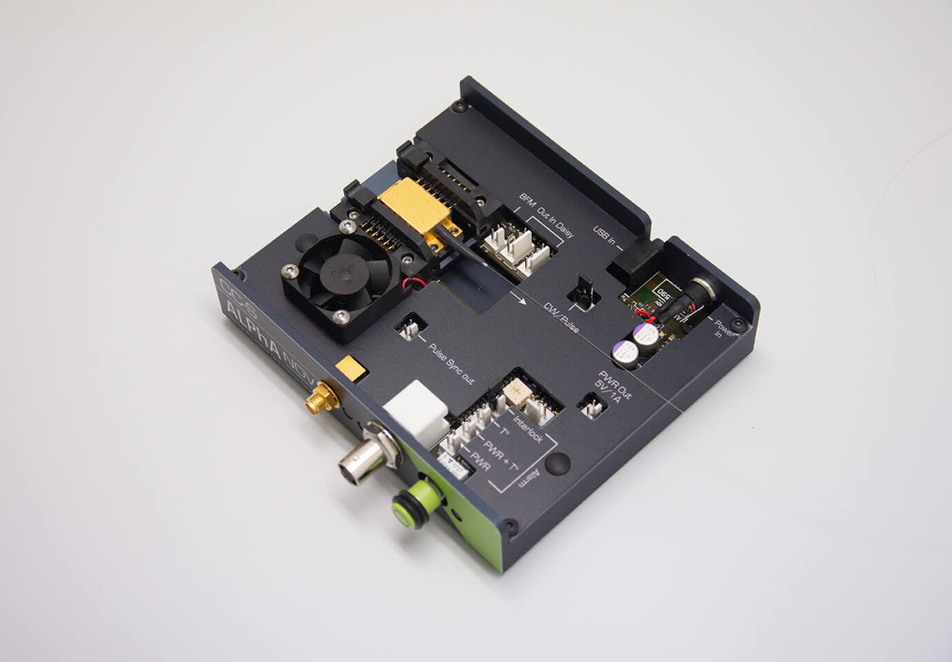 Pulsed laser diode driver very modular and easy to use. Pulsed laser