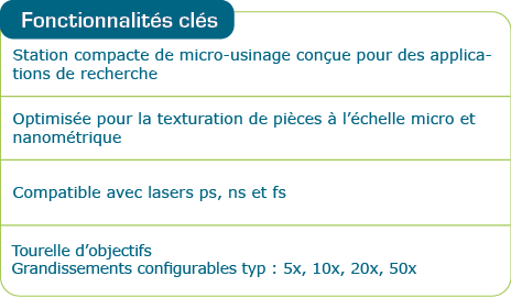 Fonctionnalités clés - laboratoires